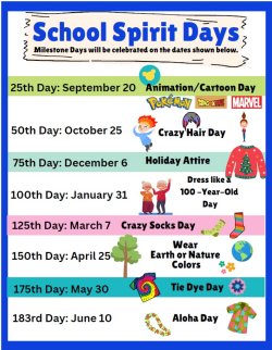 Wear Earth or Nature Colors - Celebrating 150th Day of School!